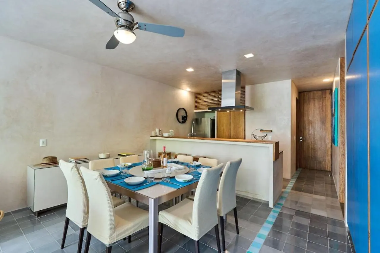 דירה פלאייה דל כרמן Downtown 2Br Home Beach At 200M With Rooftop And Pool