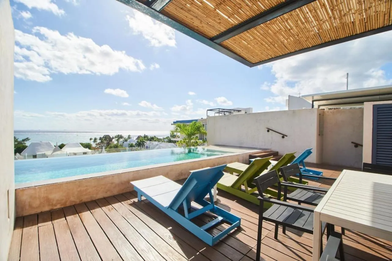 דירה פלאייה דל כרמן Downtown 2Br Home Beach At 200M With Rooftop And Pool