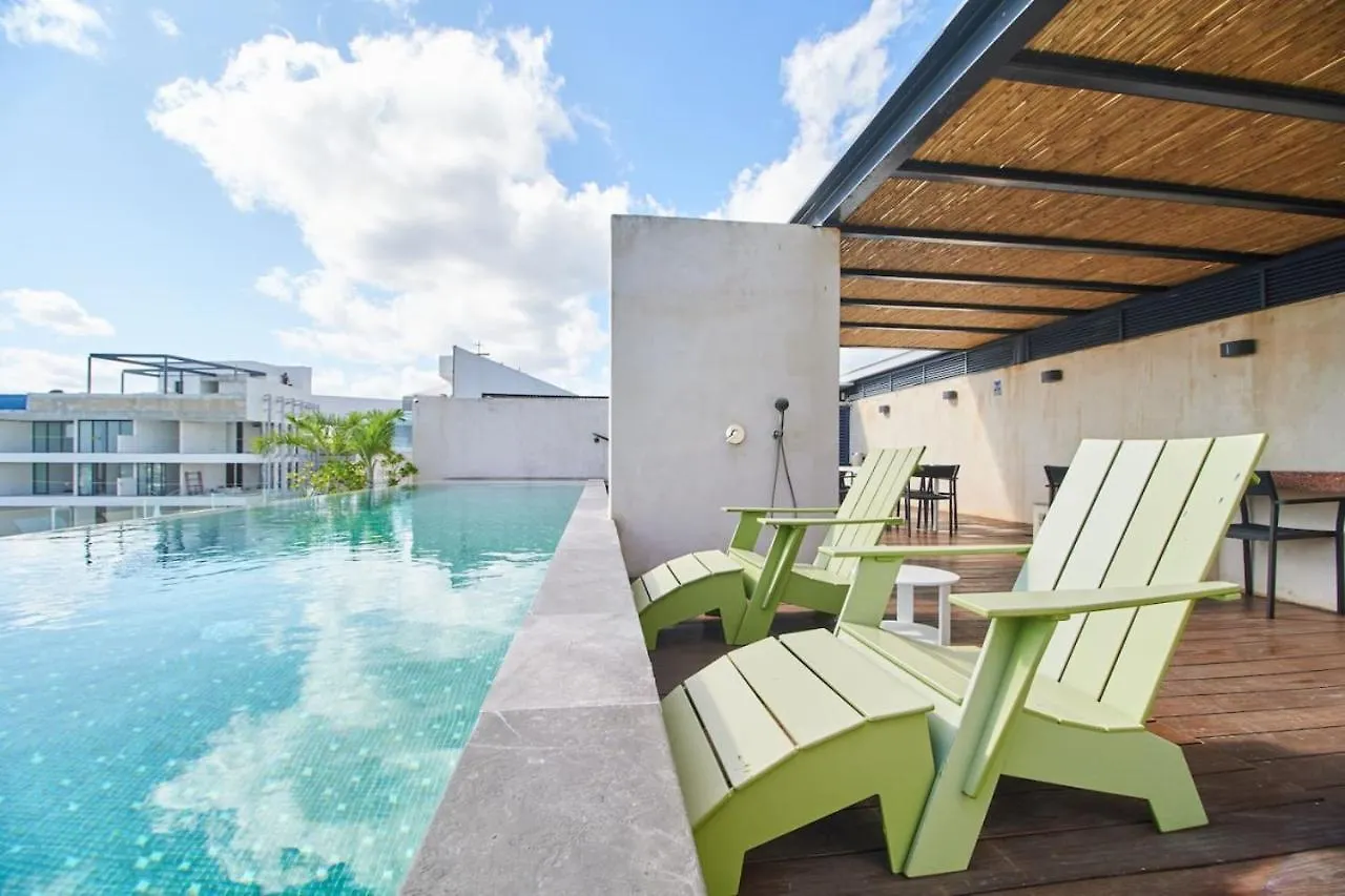 Downtown 2Br Home Beach At 200M With Rooftop And Pool Playa del Carmen 0*,  Mexico