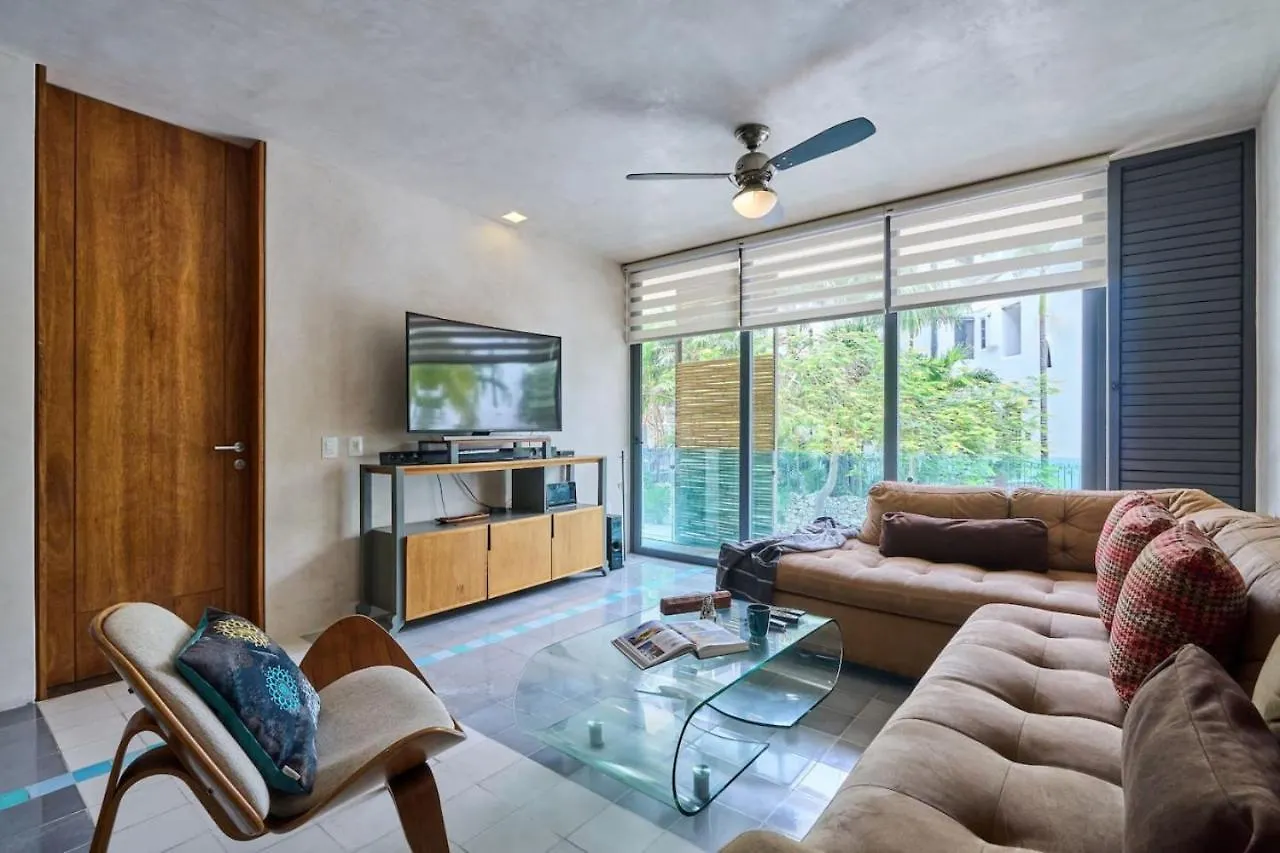 Downtown 2Br Home Beach At 200M With Rooftop And Pool Playa del Carmen 0*,  Mexico